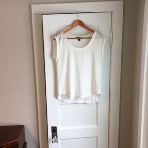J.Crew polyester scoop neck tee